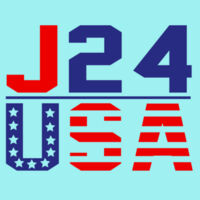 Men's Solar Hoody w/ USA Class Logo & J24 Line Drawing Design
